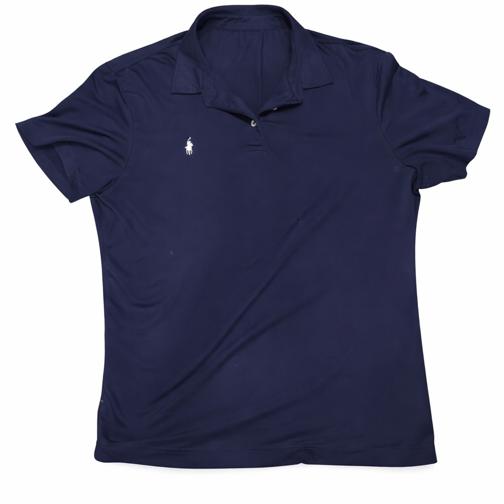 Polo Ralph Lauren Navy Dry Fit Performance Polo Shirt XXL EUC